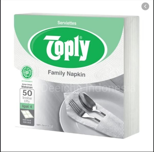 Tisu Sendok Toply 50 Sheets (potong 2) - Tisu makan