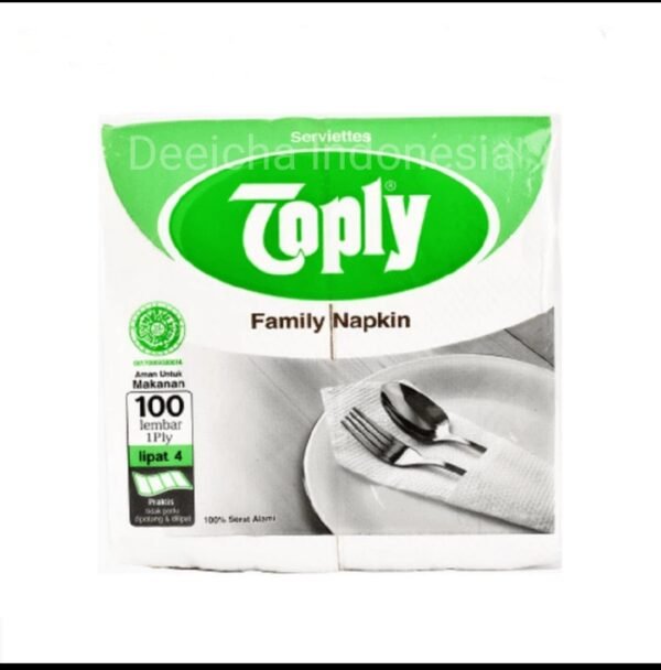 Tisu Sendok Toply 100 Sheets (potong 4) - Tisu makan